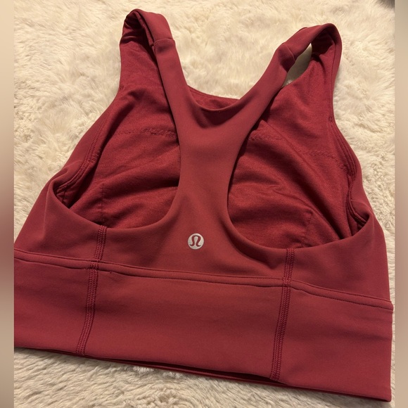 Lululemon Wunder Train Longline Bra *Medium Support, C/D Cup Mulled Wine size 4 - Picture 1 of 7